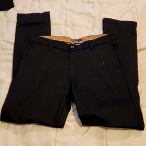 Men's Dockers black classic khaki dress pants,  size 32x32